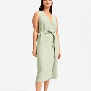 Everlane Japanese go-weave wrap dress